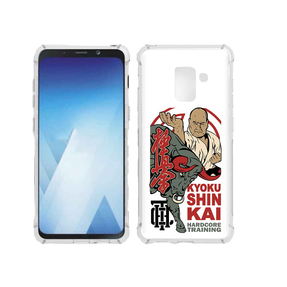 

Чехол MyPads Tocco для Samsung Galaxy A5 (2018) единоборства рисунок (PT95317.573.343), Прозрачный, Tocco