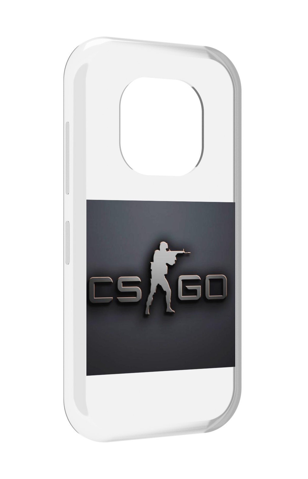 

Чехол MyPads CS go логотип мужской для Doogee V20, Прозрачный, Tocco