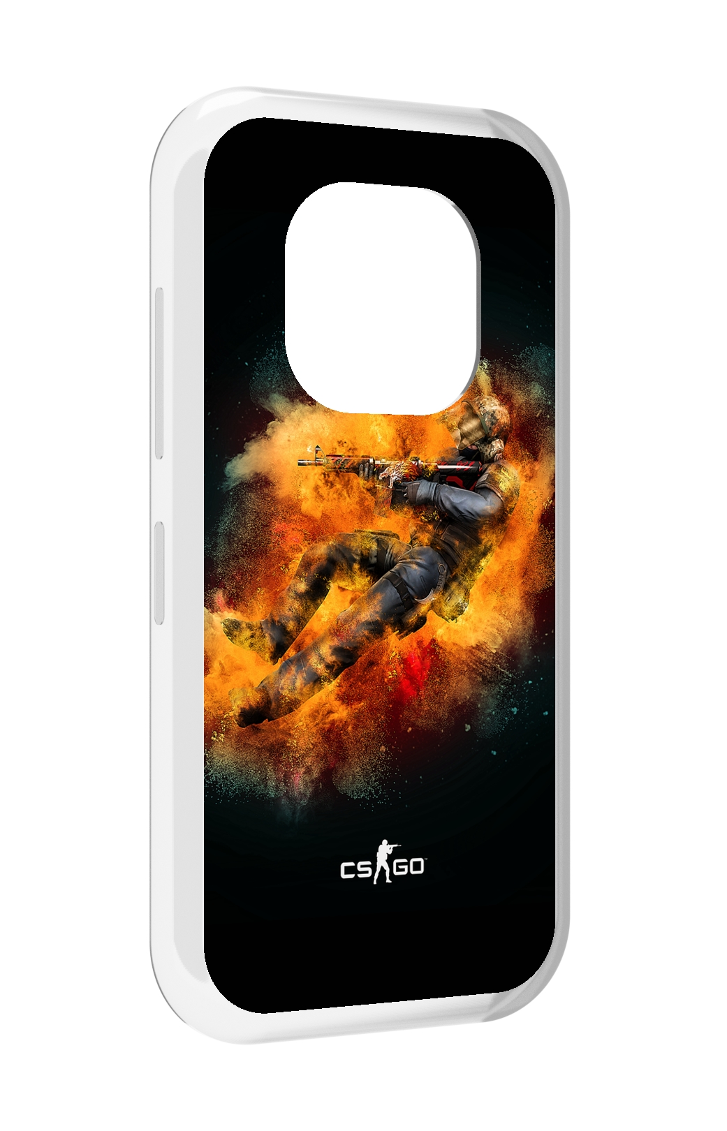 

Чехол MyPads CS-go-Контр-террорист мужской для Doogee V20, Прозрачный, Tocco