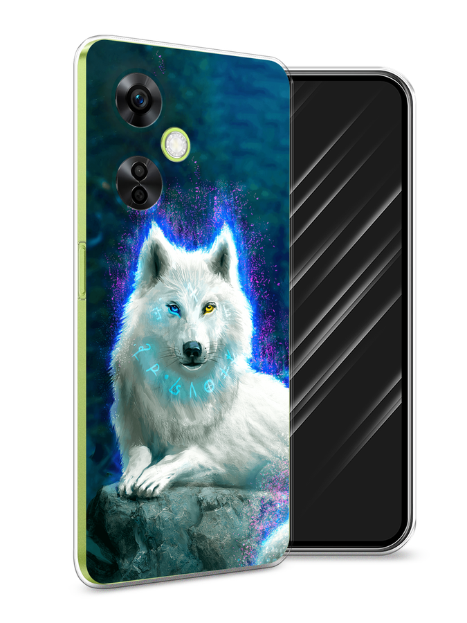 

Чехол Awog на OnePlus Nord N30 5G/Nord CE3 5G/Nord CE3 Lite "Белоснежный волк", Белый;зеленый;фиолетовый, 153850-1