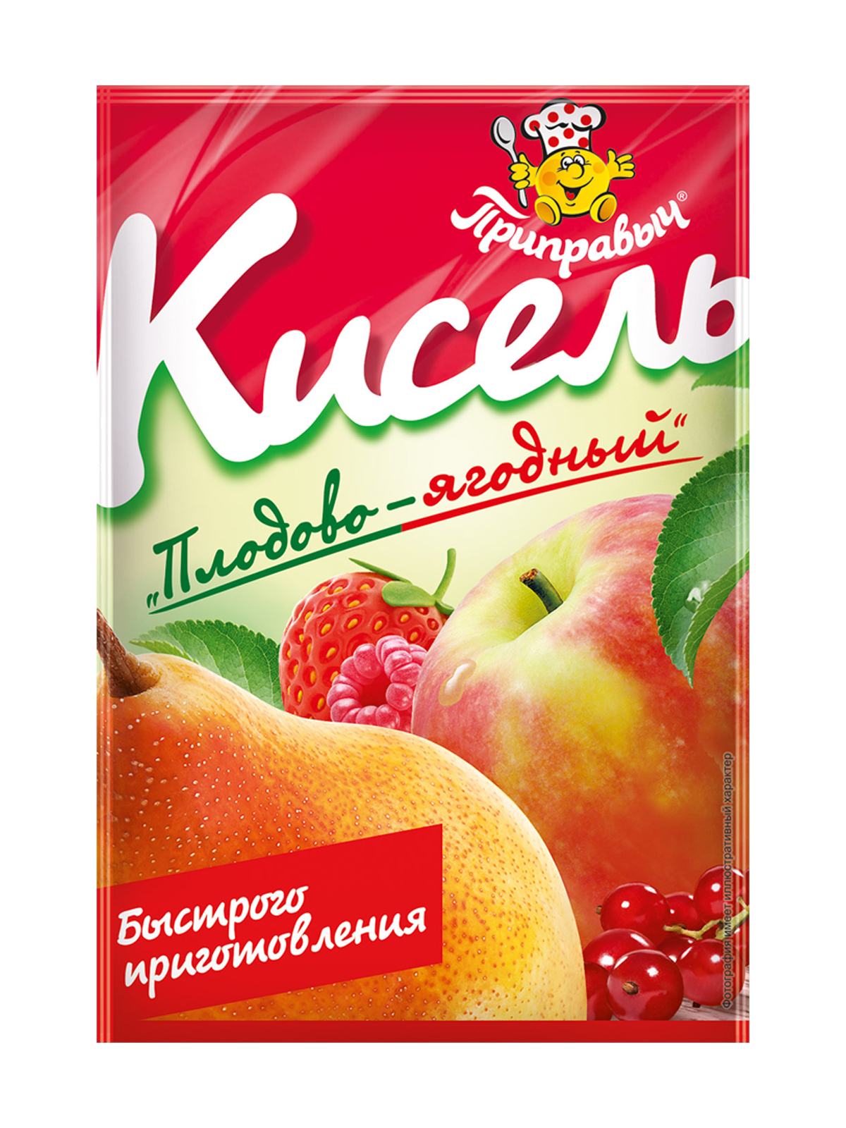 Кисель быстрого приготовления Приправыч Плодово-ягодный, 5 шт по 110 г