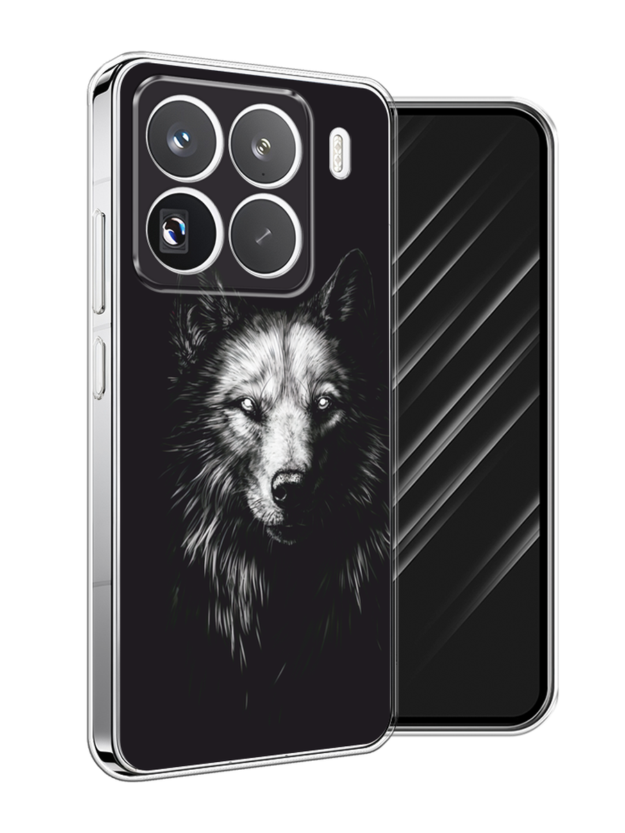 

Чехол Awog на Xiaomi 15 Pro "Волк черно белый", Серый;бежевый;белый, 323750-1