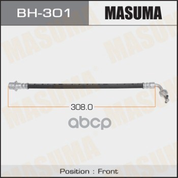 фото Шланг тормозной toyota land cruiser 92-98 передний masuma masuma арт. bh301