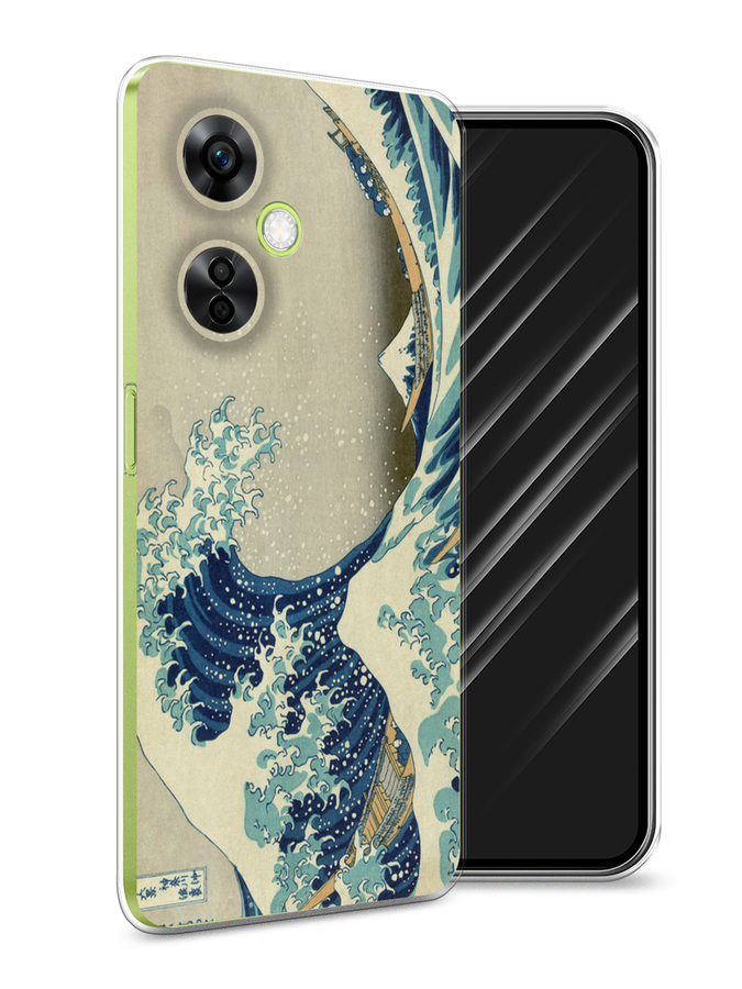 

Чехол Awog на OnePlus Nord N30 5G/Nord CE3 5G/Nord CE3 Lite "Большая волна в Канагаве", Серый;синий;голубой, 153850-1