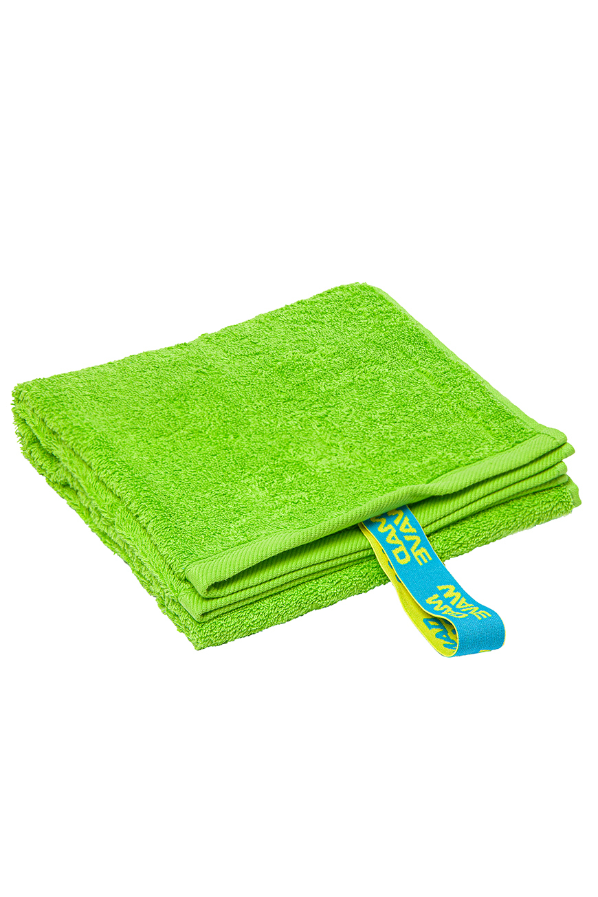 Спортивное полотенце Mad Wave Cottom Soft Terry Towel 50x100 зеленый