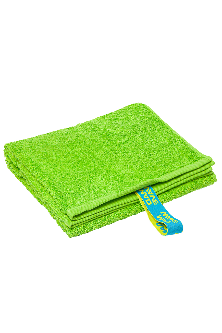 Спортивное полотенце Mad Wave Cottom Soft Terry Towel 70x140 зеленый