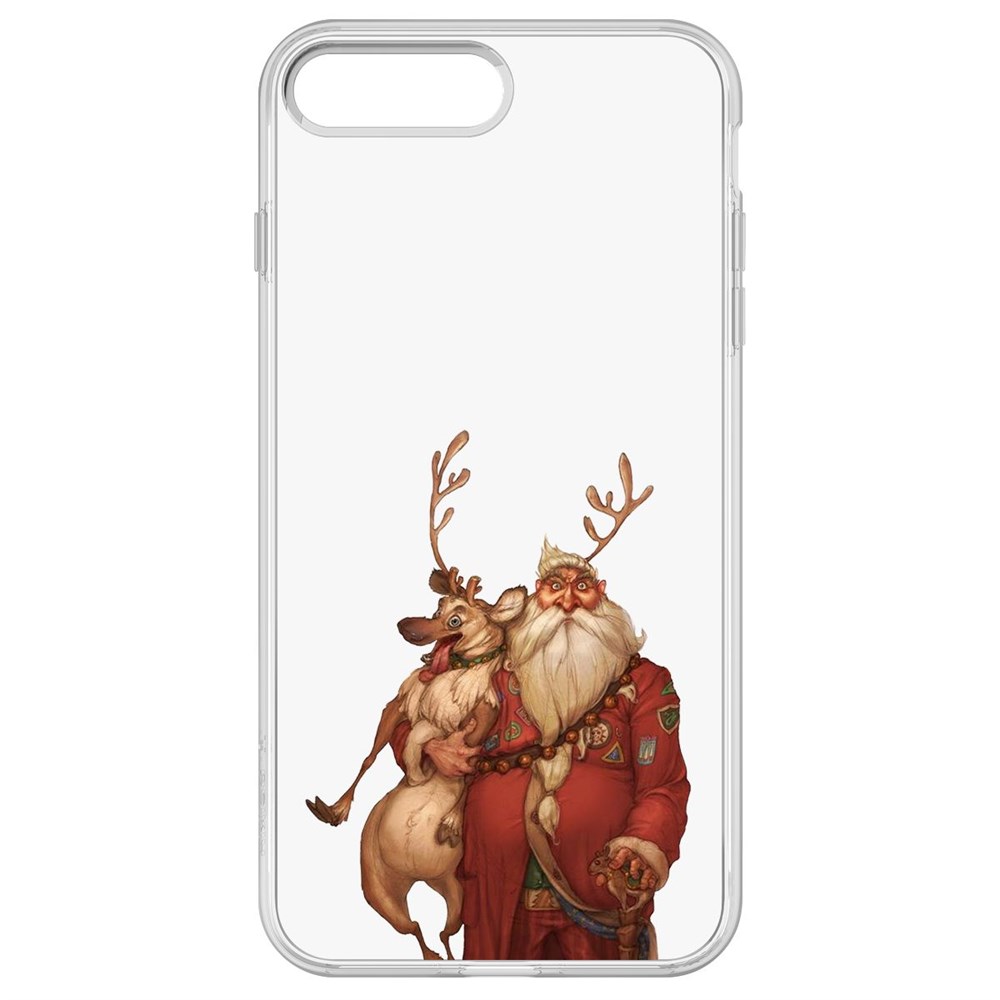 

Чехол-накладка Krutoff Clear Case К-команда для iPhone 7 Plus