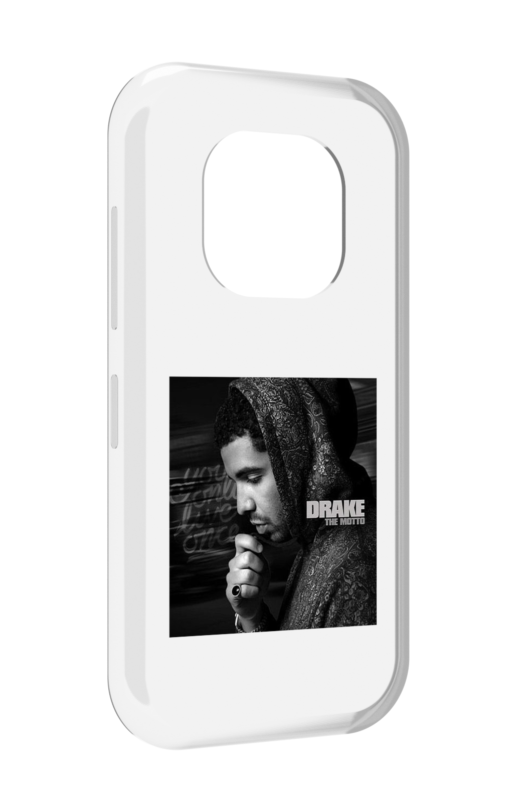 

Чехол задняя-панель-накладка-бампер MyPads Drake - The Motto для Doogee V20 противоударный, Прозрачный, Tocco