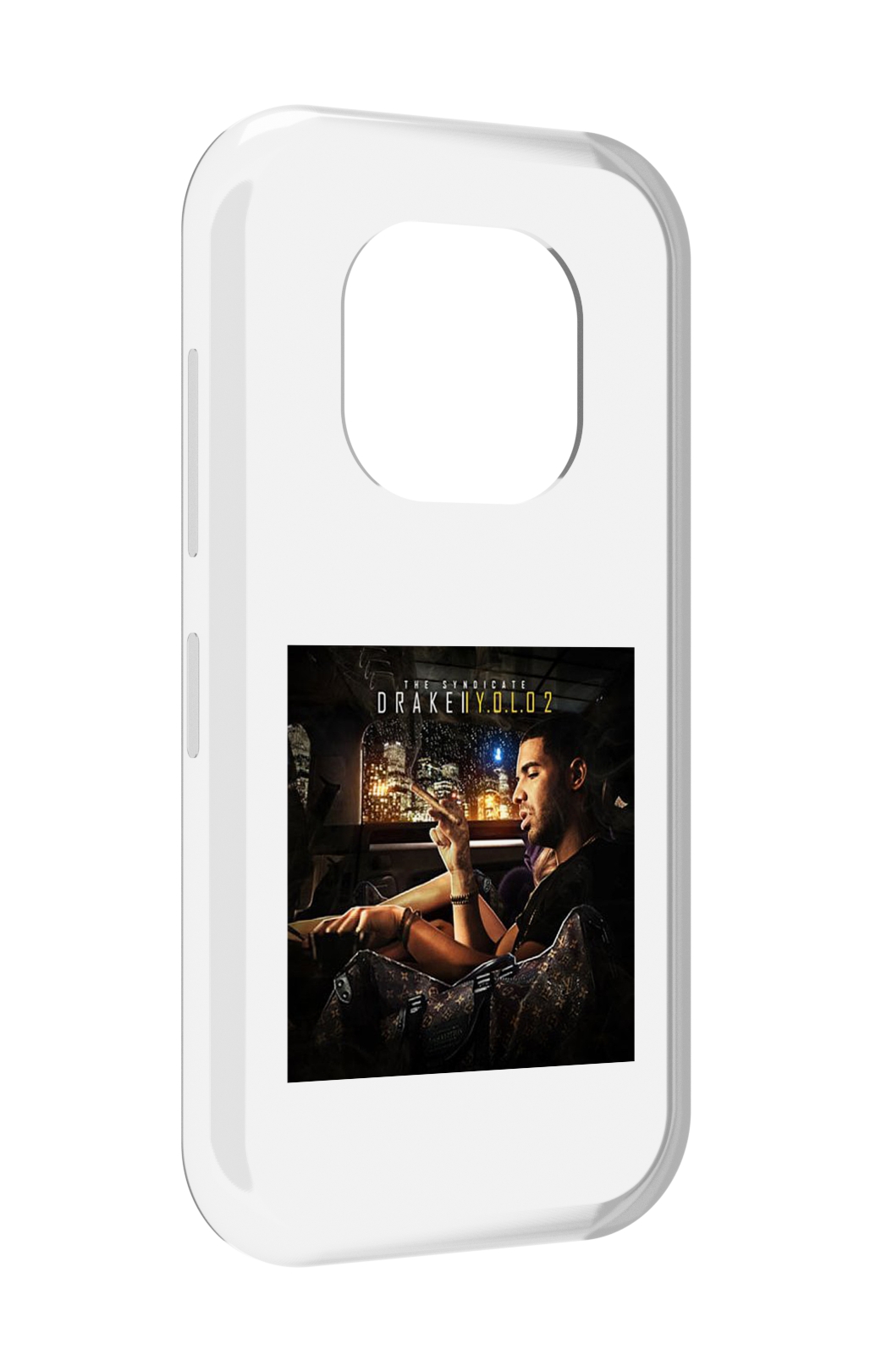 

Чехол MyPads Drake - You Only Live Once 2 для Doogee V20, Прозрачный, Tocco