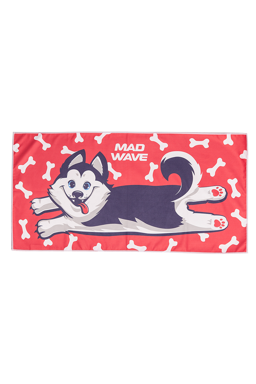 фото Спортивное полотенце madwave microfiber towel husky 40x80 красный