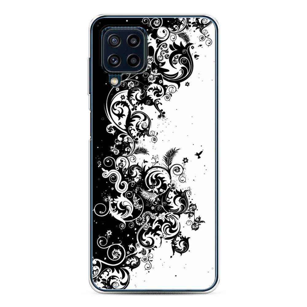 

Чехол на Samsung Galaxy A22/M22/M32 "Черно белый узор", Белый;черный;серый, 2103550-3