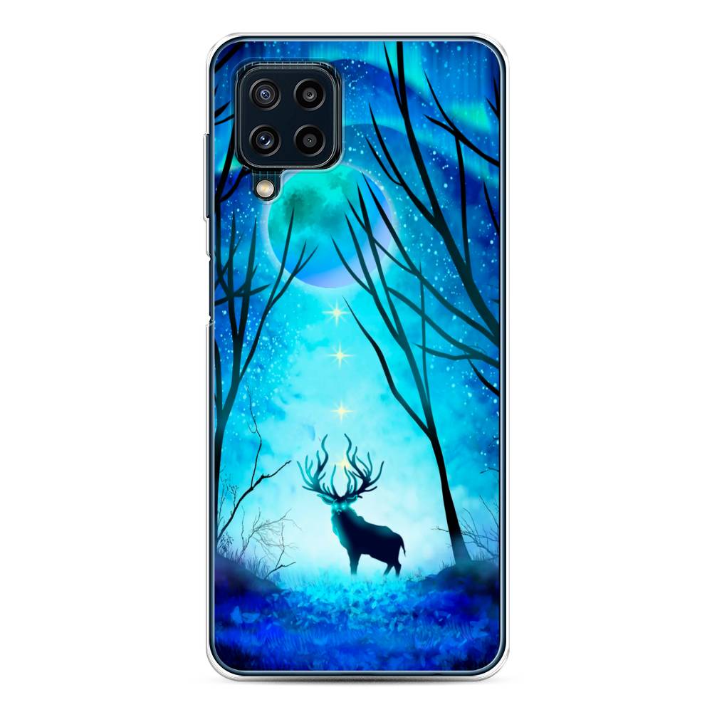 

Чехол на Samsung Galaxy A22/M22/M32 "Олень северное сияние", Синий;черный;голубой, 2103550-1