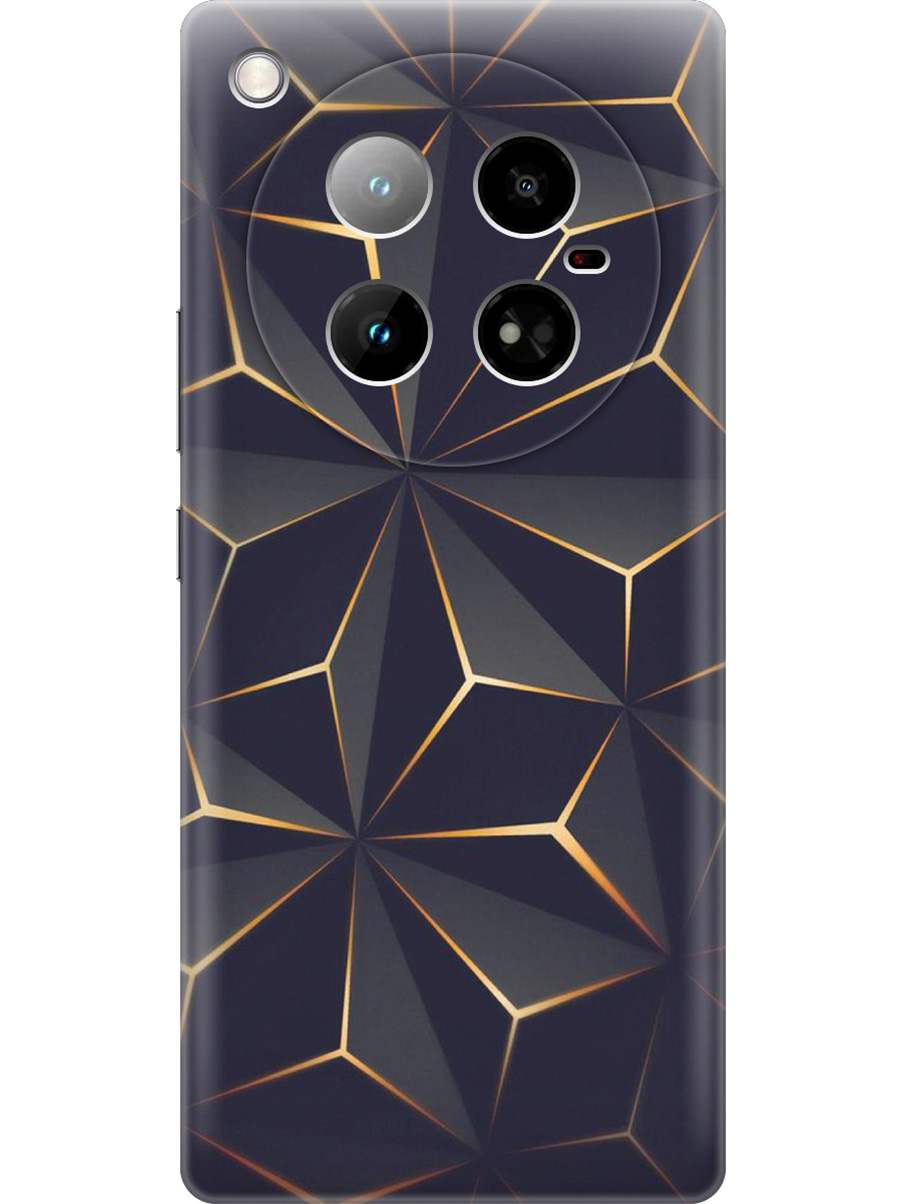 

Силиконовый чехол на Infinix Zero 40 4G с принтом "Графитовый узор", Прозрачный;оранжевый;черный, 786722331