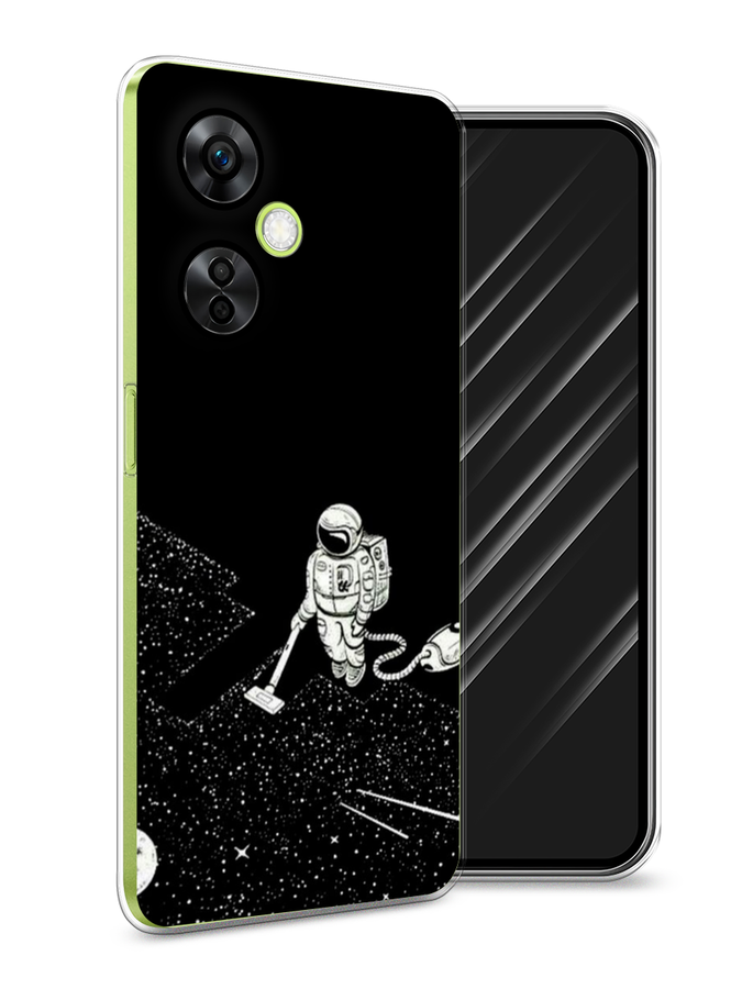 

Чехол Awog на OnePlus Nord N30 5G/Nord CE3 5G/Nord CE3 Lite "Космонавт с пылесосом", Белый, 153850-1