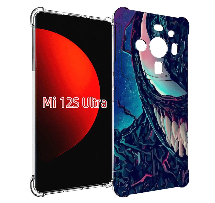 

Чехол MyPads полу веном для Xiaomi 12S Ultra, Прозрачный, Tocco