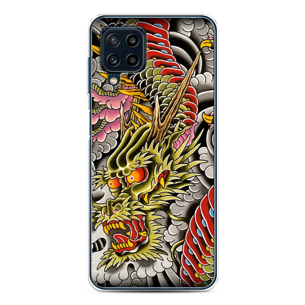 

Чехол на Samsung Galaxy A22/M22/M32 "Японский дракон", Желтый;розовый;красный, 2103550-4