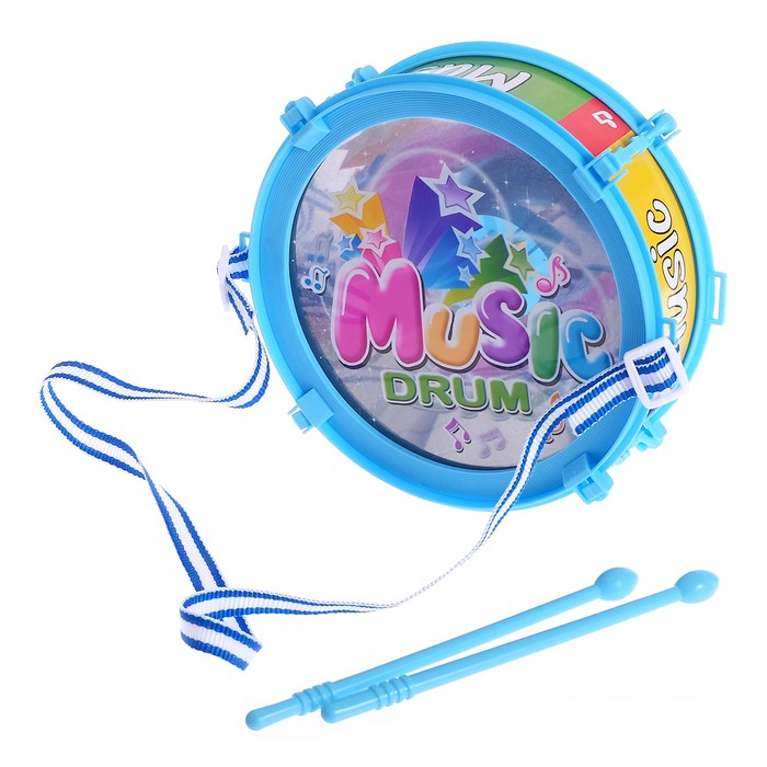 Игрушечный барабан Music drum световые эффекты детский МИКС 1971₽