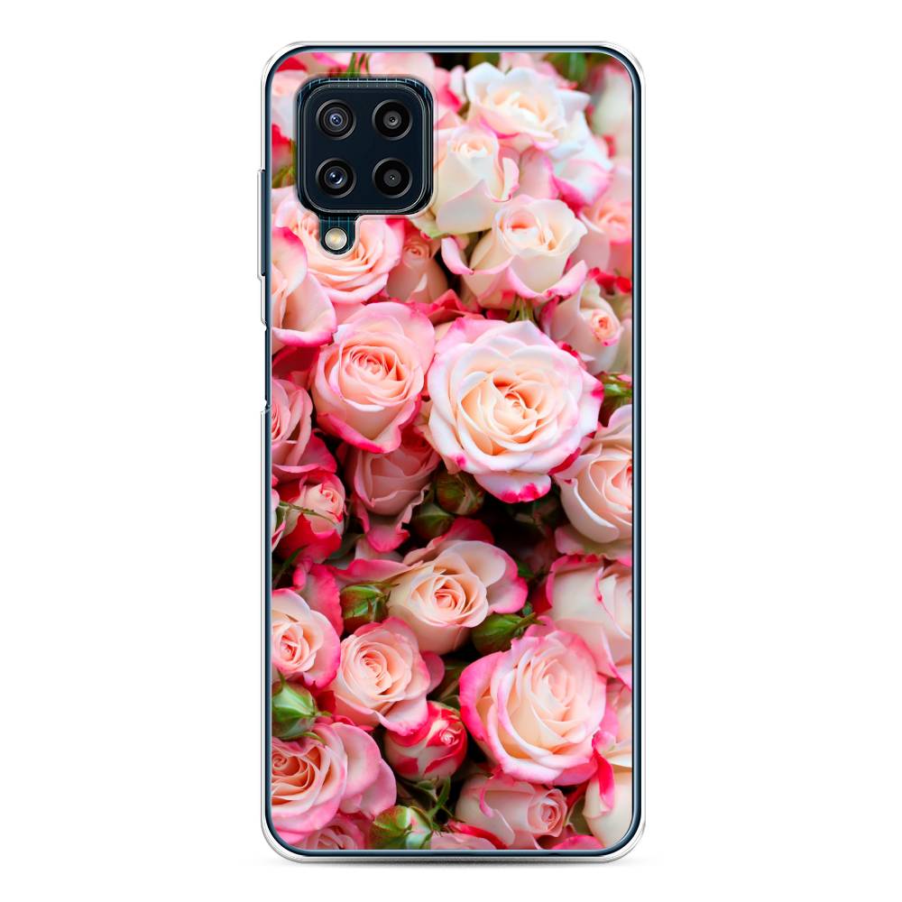 

Чехол на Samsung Galaxy A22/M22/M32 "Много роз", Розовый, 2103550-2