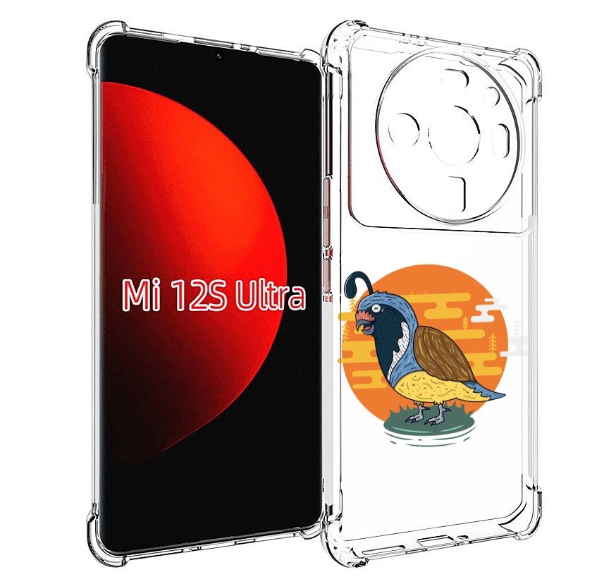 

Чехол MyPads попугай-на-острове для Xiaomi 12S Ultra, Прозрачный, Tocco