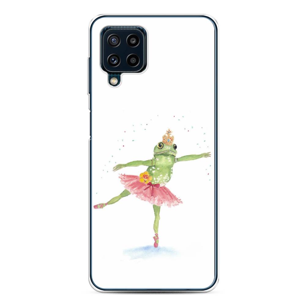 

Чехол на Samsung Galaxy A22/M22/M32 "Лягушка-балерина", Зеленый, 2103550-4