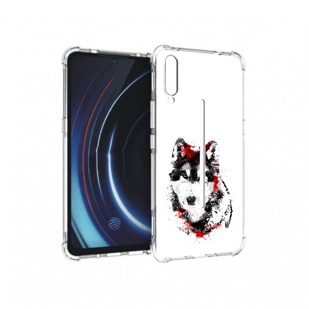 

Чехол MyPads Tocco для Vivo iQOO кровавый волк (PT226955.389.416), Прозрачный, Tocco