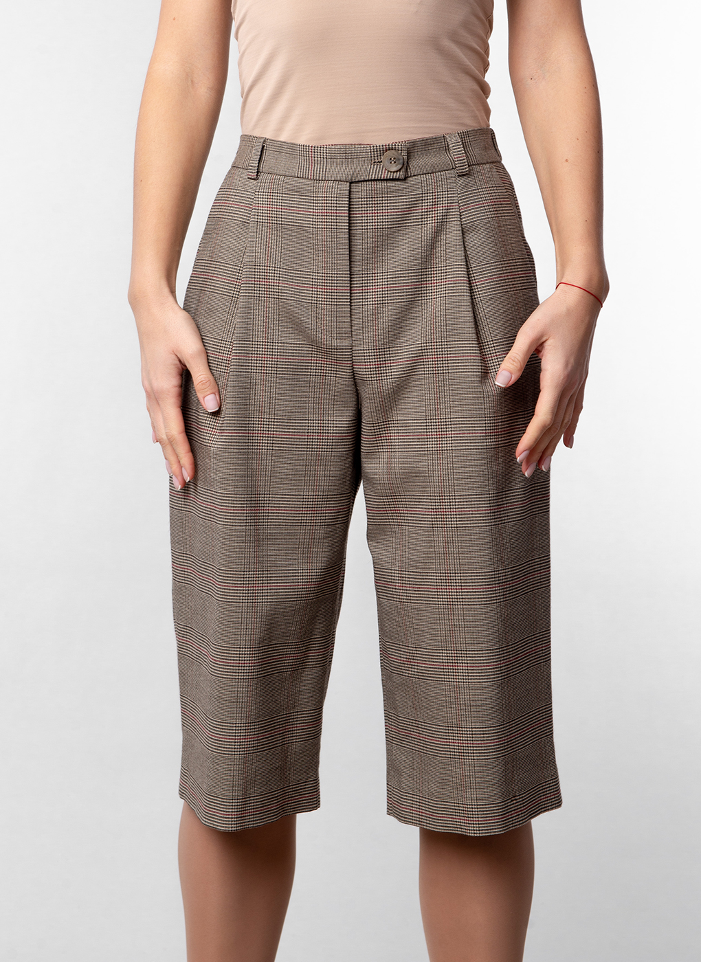 

Бриджи женские Avelontailor 56142 коричневые 52 RU, 56142