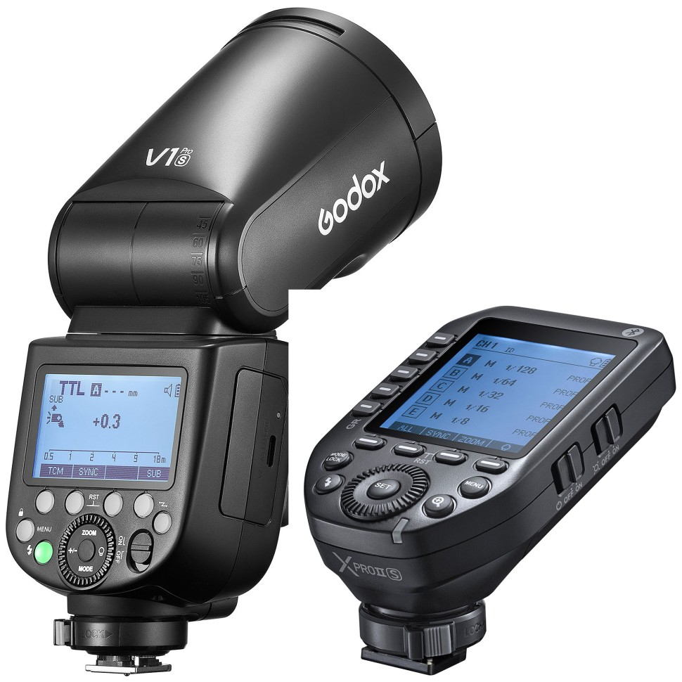 Вспышка Godox V1Pro C + X2T-C TTL