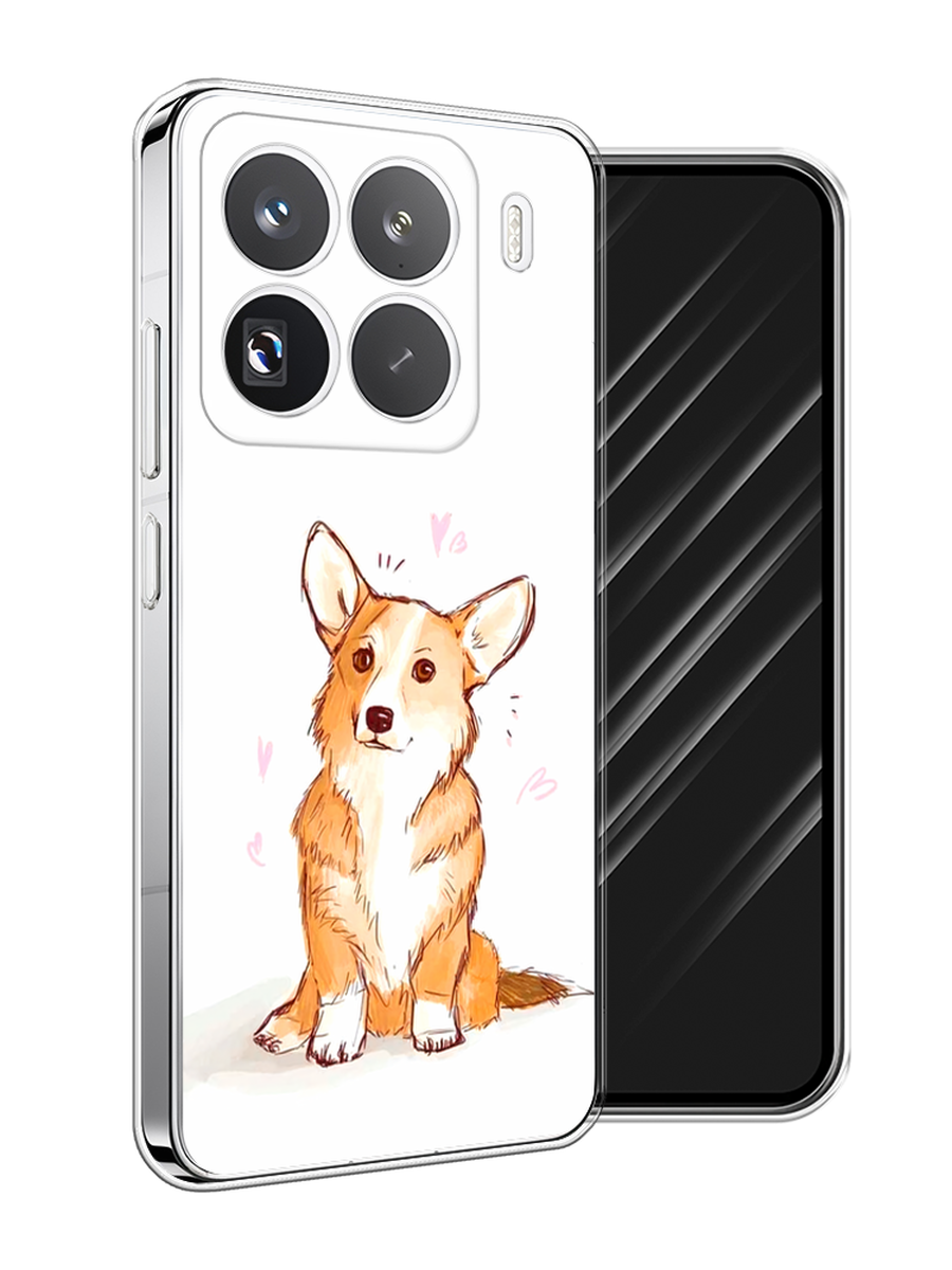 

Чехол Awog на Xiaomi 15 Pro "Корги любовь", Бежевый;белый, 323750-1