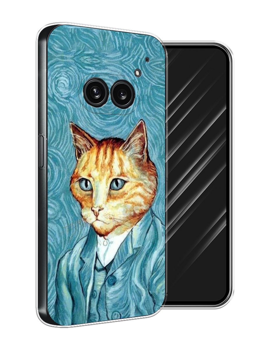 

Чехол Awog на Nothing Phone 2a "Кот Ван Гог", Голубой;коричневый, 3300350-1