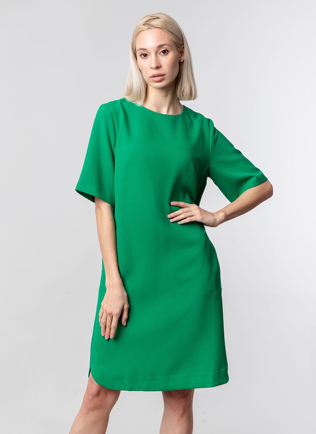 

Платье женское Avelontailor 59407 зеленое 50 RU, 59407