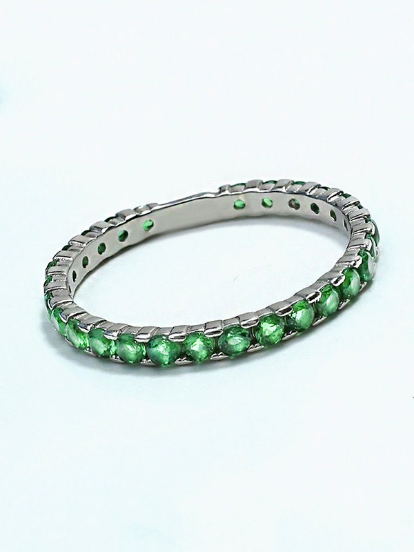 Кольцо из серебра р.17 Joli Jewelry К-1861р002, сапфир искусственный