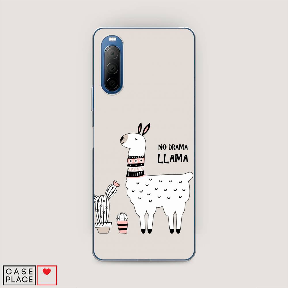 

Чехол Awog на Sony Xperia 10 II "No drama LLama", Разноцветный, 54650-2