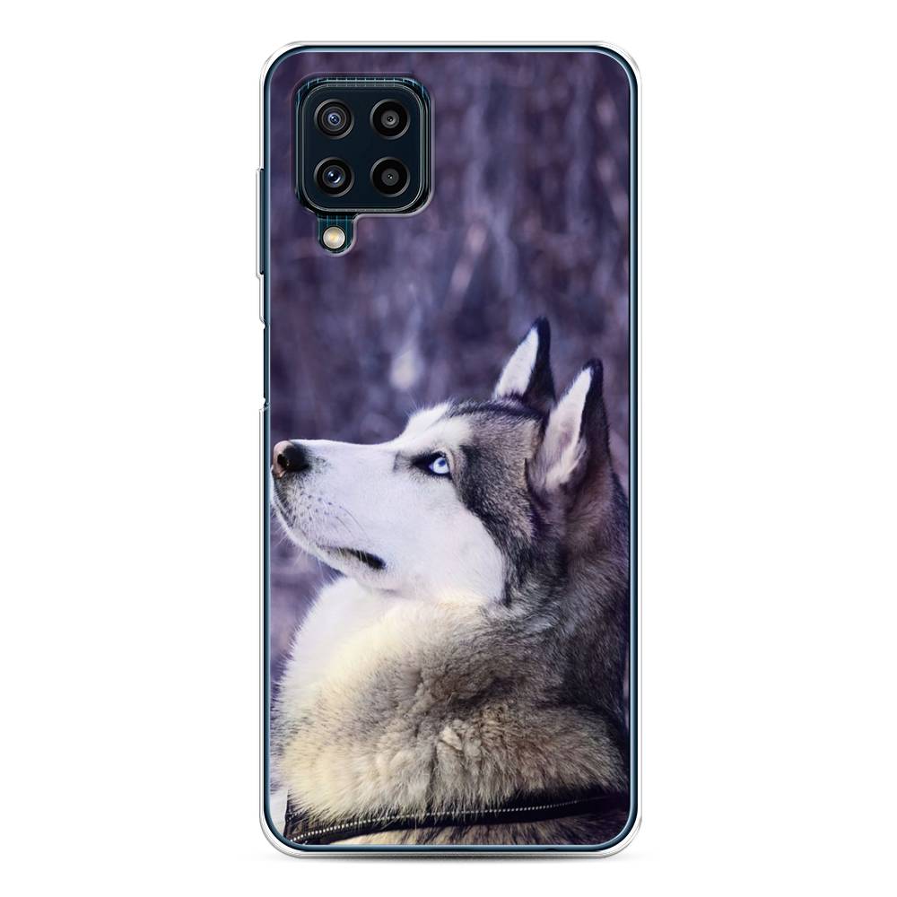 

Чехол на Samsung Galaxy A22/M22/M32 "Хаски 1", Фиолетовый;белый, 2103550-1