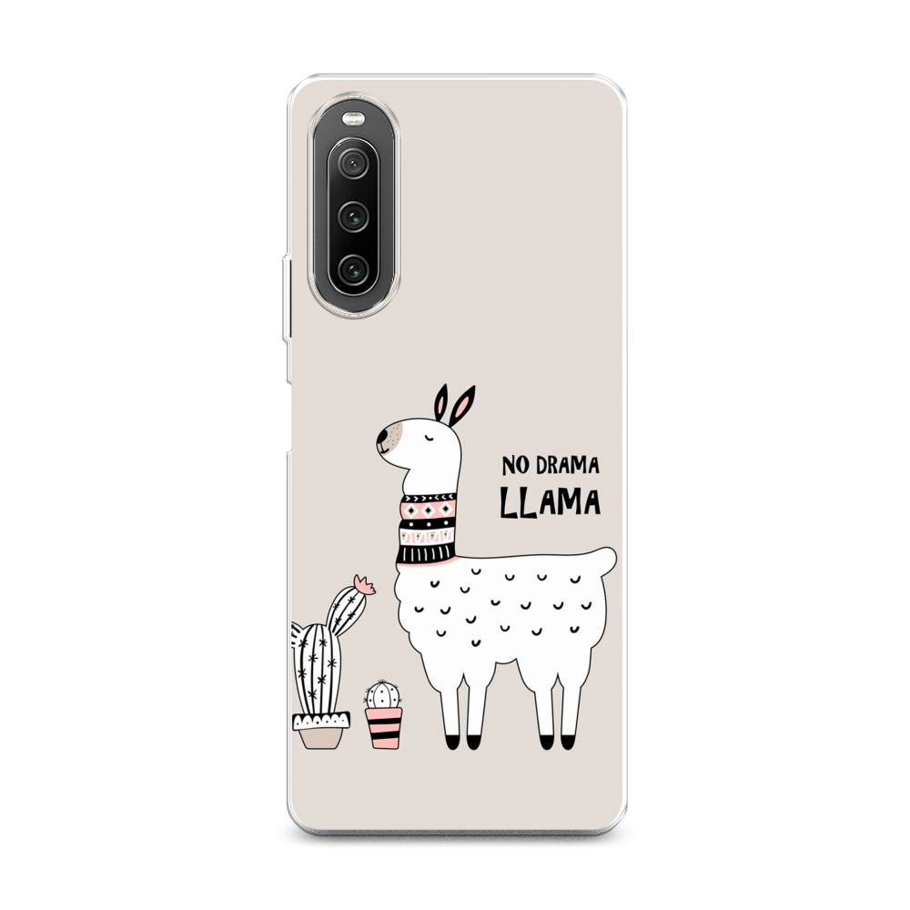 

Чехол Awog на Sony Xperia 10 IV "No drama LLama", Разноцветный, 55250-2