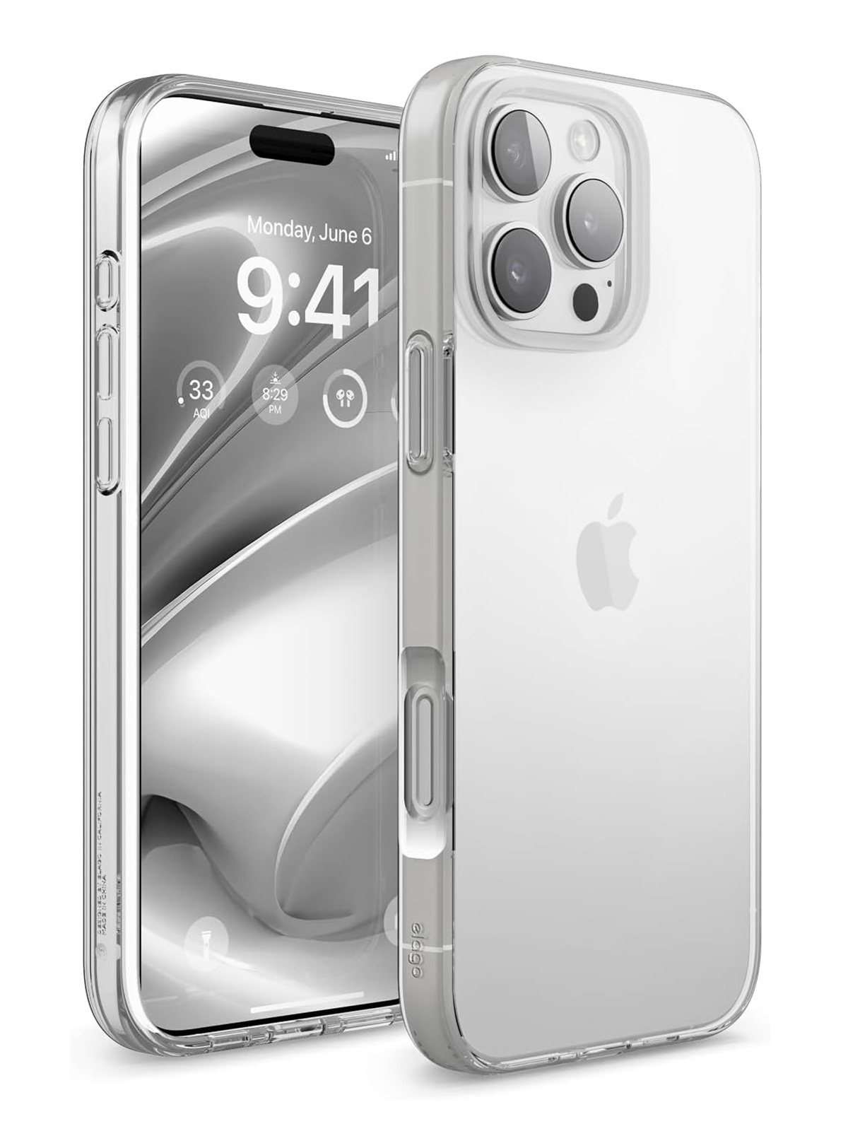 Чехол Elago для iPhone 16 Pro Max Hybrid прозрачный