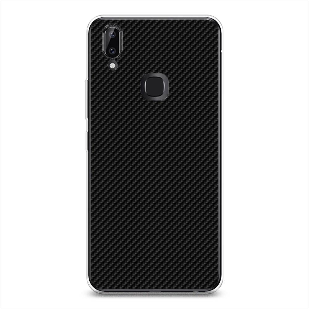 

Силиконовый чехол "Черный карбон" на Vivo Y85, 260350-3