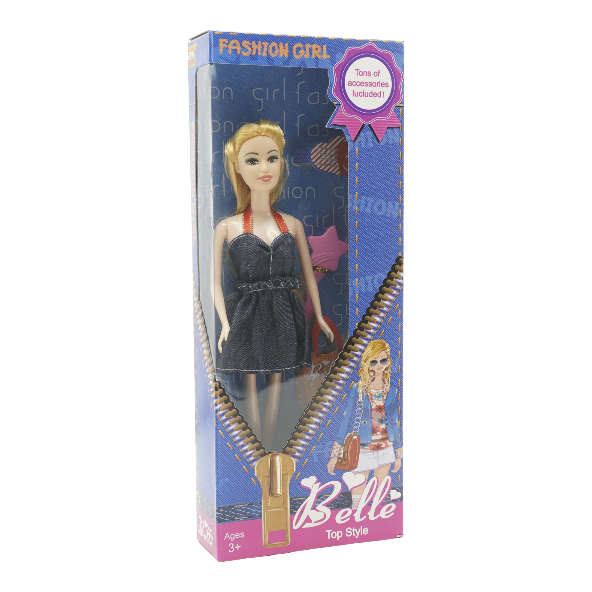 

Кукла Fashion Girl Belle в платье