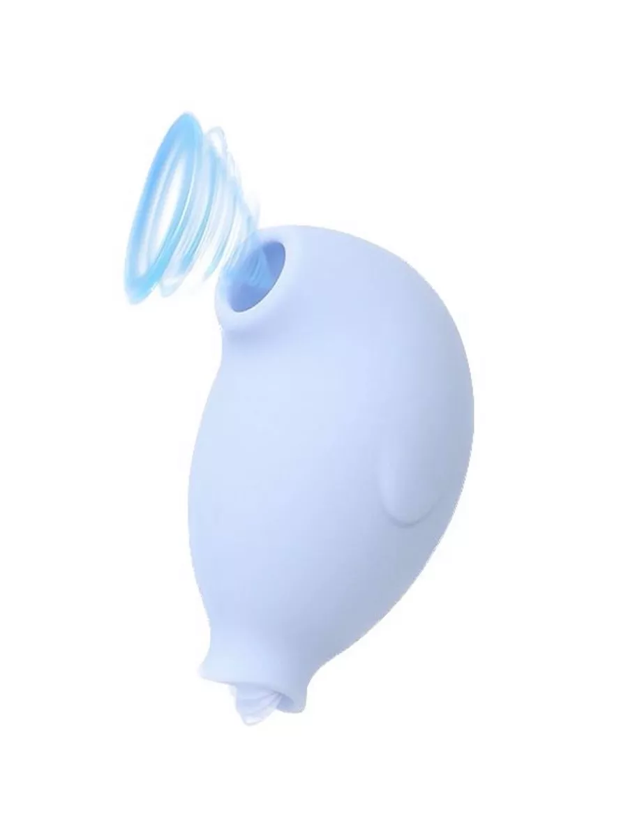 Голубой перезаряжаемый вакуумный стимулятор CNT Penguin
