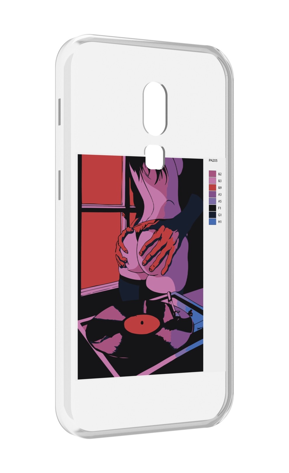 

Чехол MyPads девушка красивая сзади женский для Meizu V8, Прозрачный, Tocco