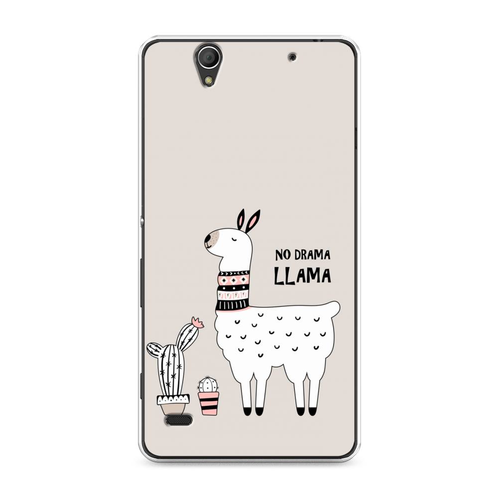 

Чехол Awog на Sony Xperia C4 "No drama LLama", Разноцветный, 52650-2