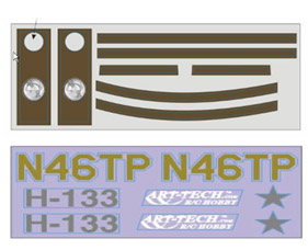 

Набор наклеек MD500 Camo Art-tech 45032