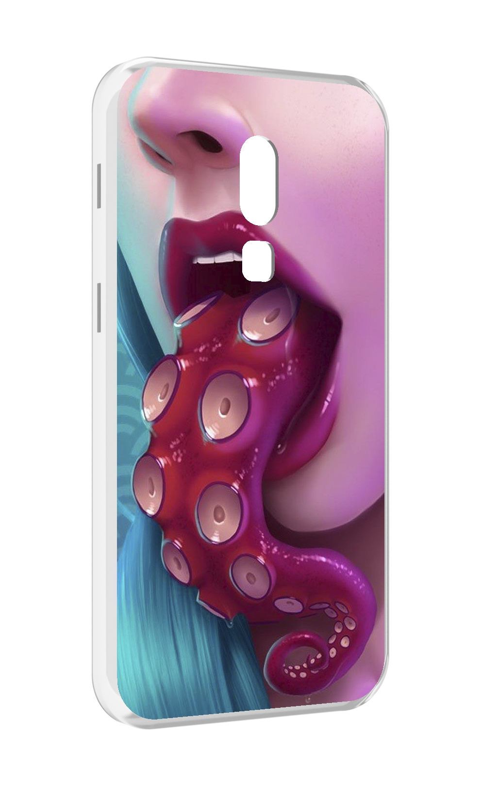 

Чехол MyPads девушка с щупальцой женский для Meizu V8, Прозрачный, Tocco