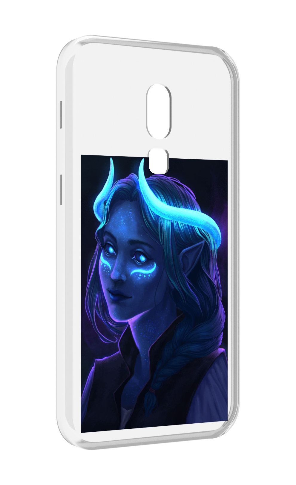 

Чехол MyPads девушка синяя ледяная женский для Meizu V8, Прозрачный, Tocco