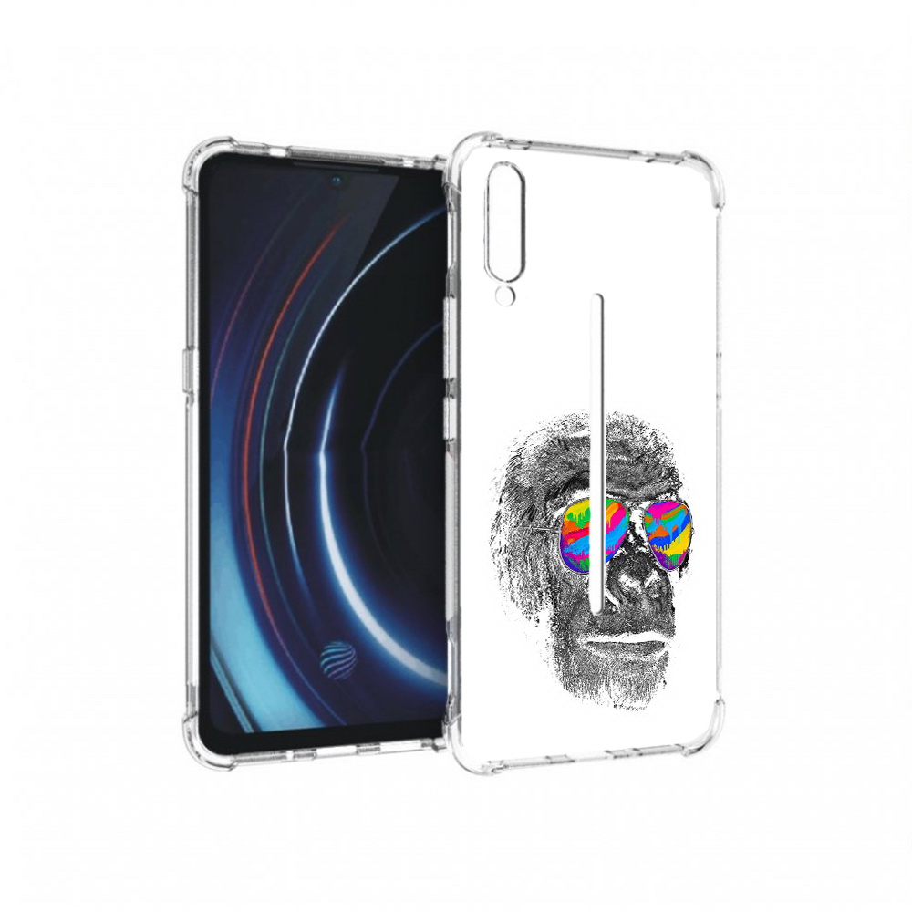 

Чехол MyPads Tocco для Vivo iQOO крутая обезьяна в очках (PT226955.389.422), Прозрачный, Tocco