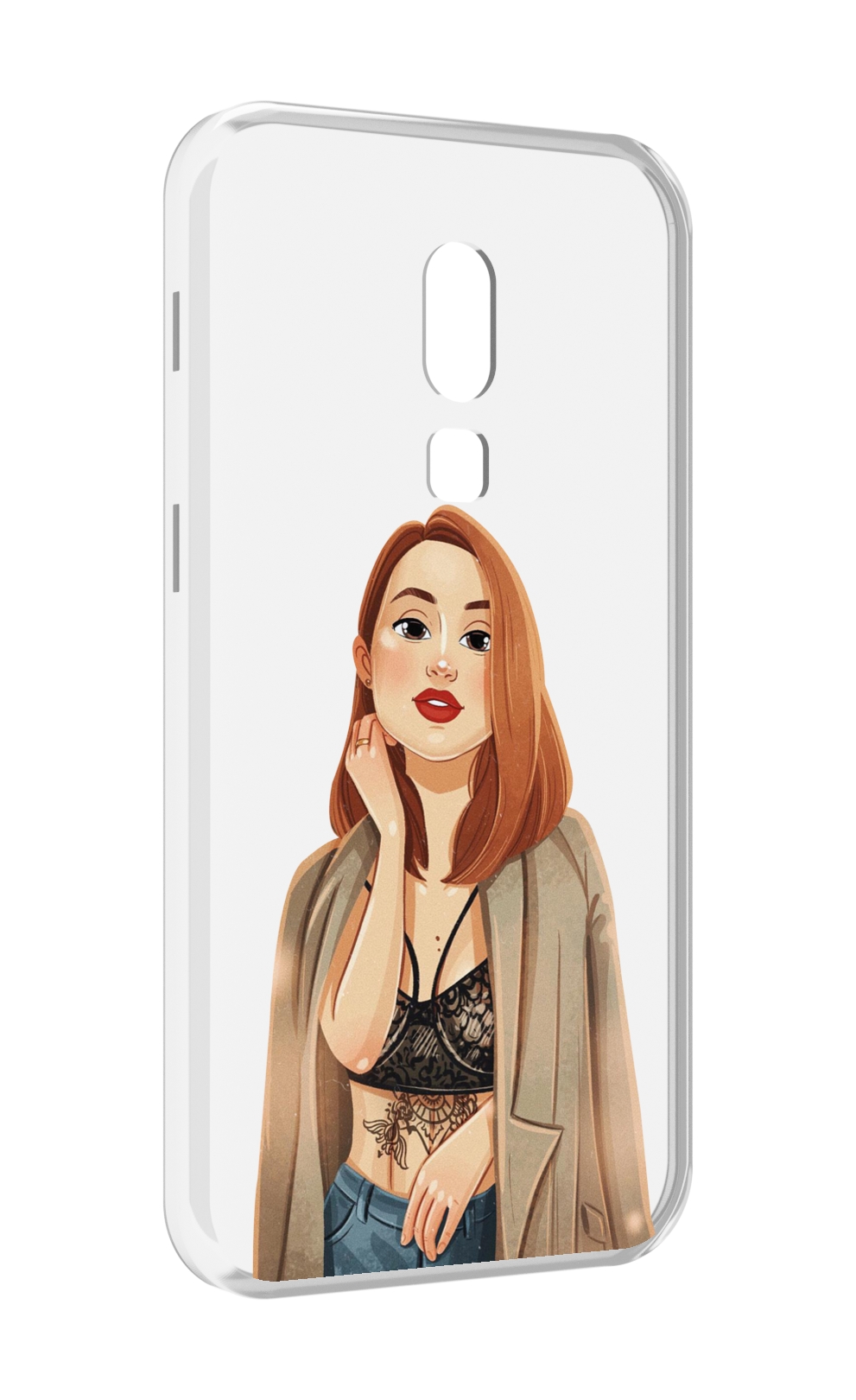 

Чехол MyPads девушка-в-кружевном-2 для Meizu V8, Прозрачный, Tocco