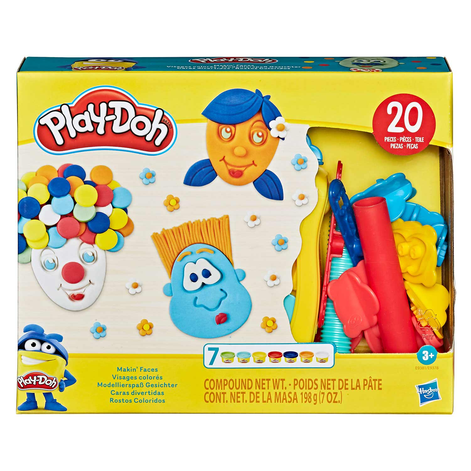 Набор игровой Play-Doh Makin Faces E9378