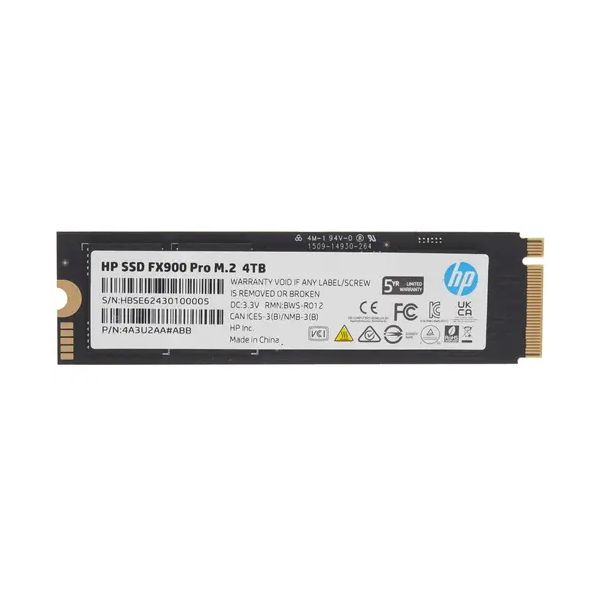 

SSD накопитель HP 4A3U2AA#ABB M.2 2280 4 ТБ (4A3U2AA#ABB), 4A3U2AA#ABB