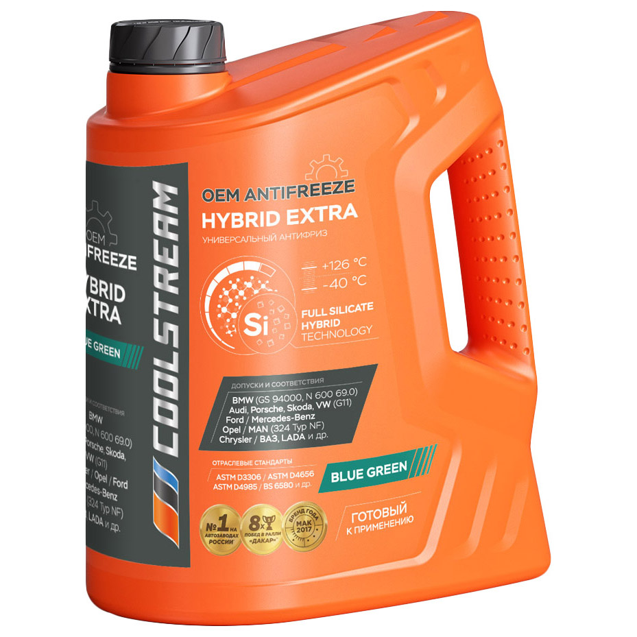 

Антифриз G11 Coolstream Hybrid Extra Готовый (Зеленый)) Vw 5Кг Coolstream Cs010802
