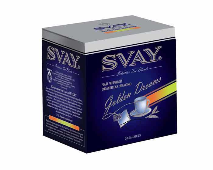 

Чай черный Svay Golden Dreams, 20 пак/уп, 2 г (Свэй)