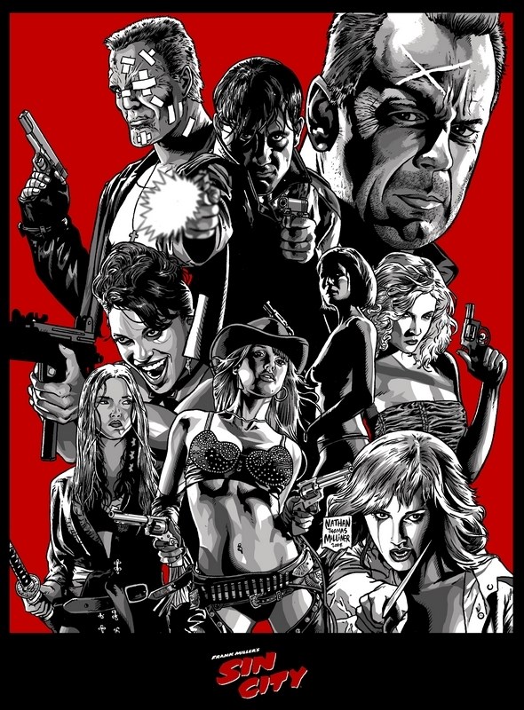 

Постер к фильму "Город грехов" (Sin City) A4